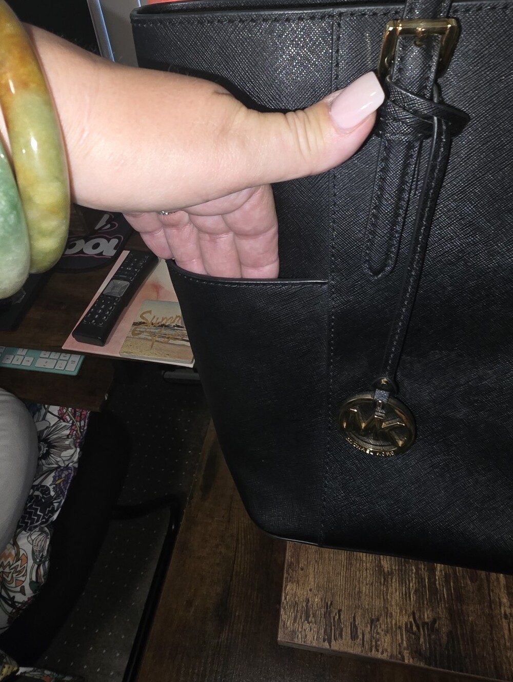 Michael Kors Charlotte Large Saffiano Leather Top Zip Tote NWT - Picture 9 of 10